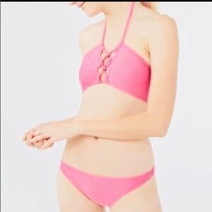 NWT Aeropostale Bikini Set bottom & Top Swimsuit  swim halter top sz medium $68
